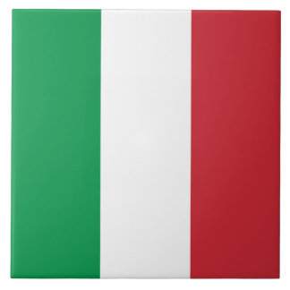 Italienflagga Kakelplatta