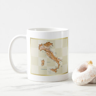 Italienflagga + Kartamugg Kaffemugg