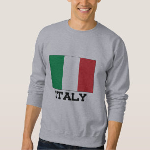 Italienflagga Lång Ärmad Tröja