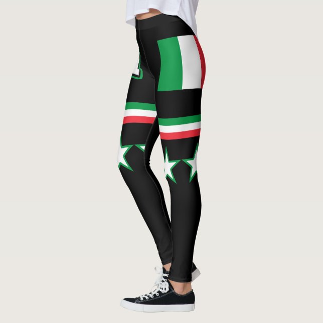 Italienflagga Leggings (Vänster)