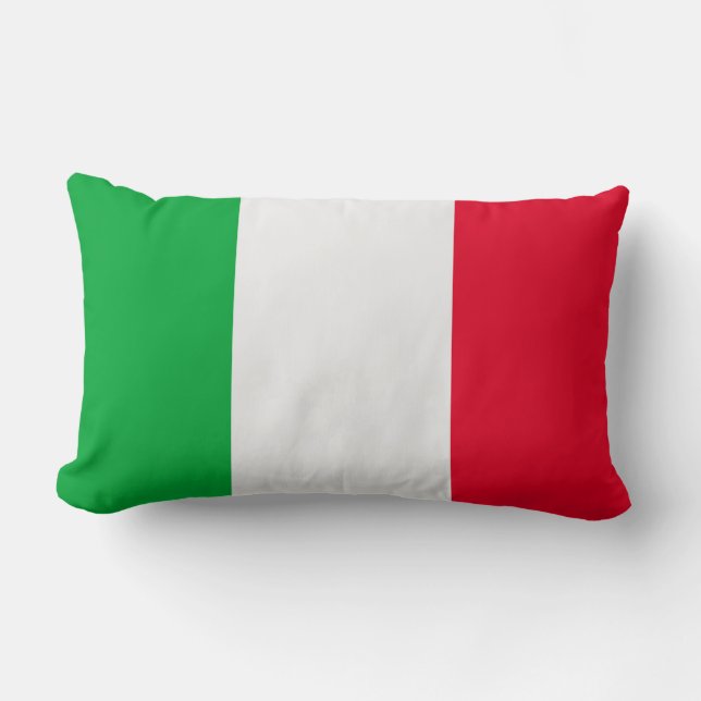 Italienflagga Lumbarkudde (Framsida)