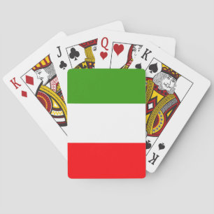 Italienflagga Spelkort