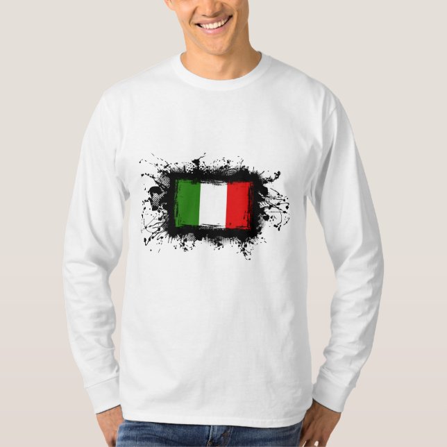 Italienflagga T-shirt (Framsida)