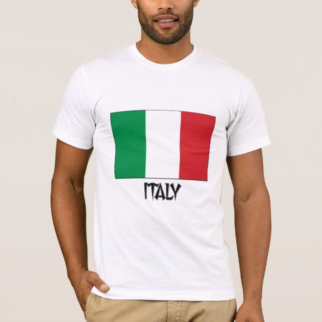 Italienflagga Tee (Framsida)