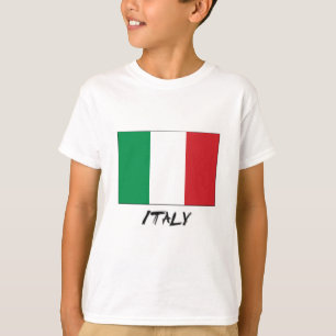 Italienflagga Tee Shirt