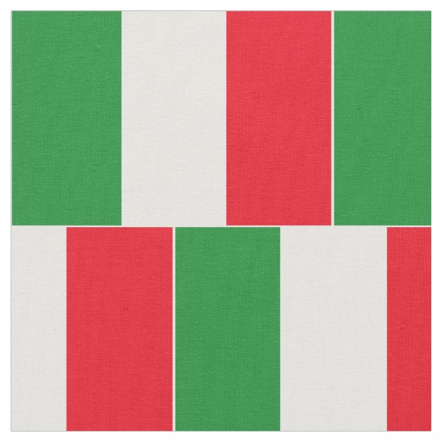 Italienflagga Tyg (Närbild)