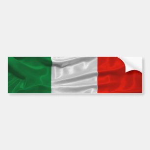 Italienflaggabildekal Bildekal