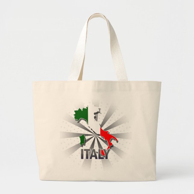 Italienflaggakarta 2,0 jumbo tygkasse (Framsidan)