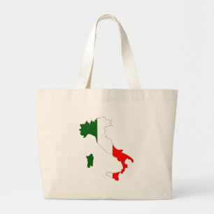 Italienflaggakarta Jumbo Tygkasse
