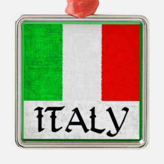 ITALIENFLAGGAprydnad Julgransprydnad Metall