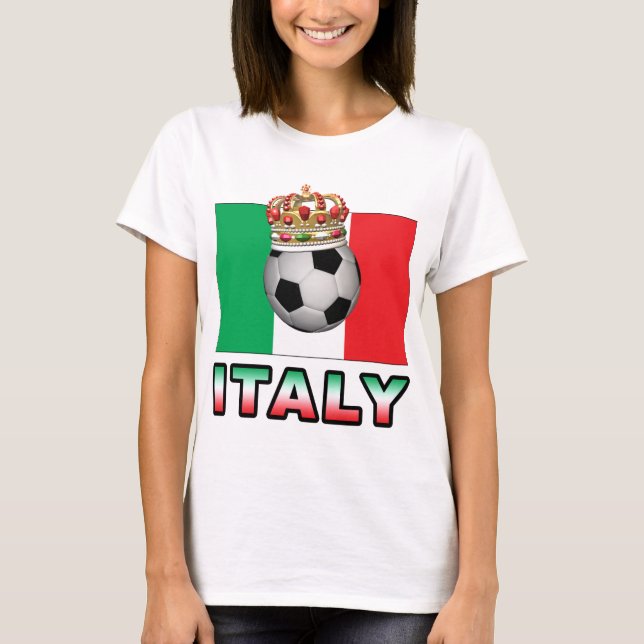 Italienfotboll T-shirt (Framsida)