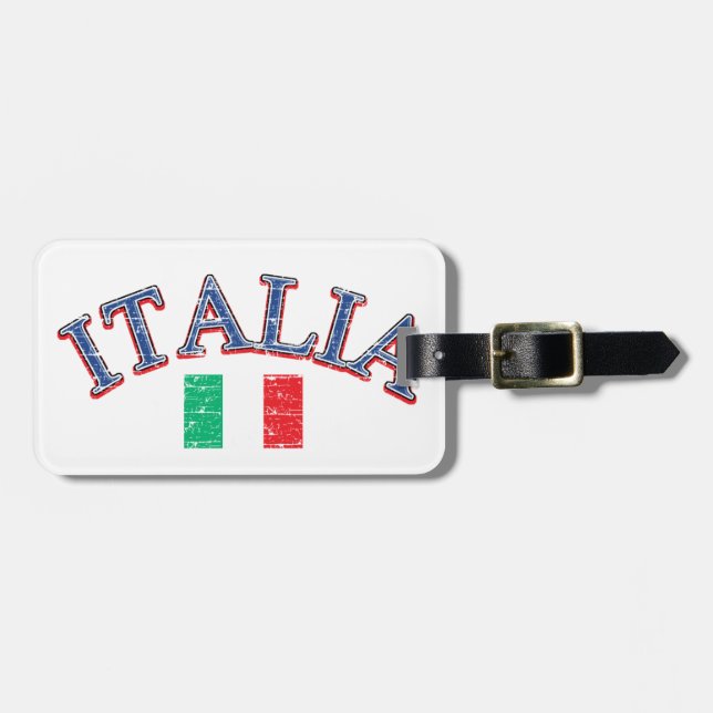 Italienfotbolldesign Bagagebricka (Horisontell Framsida)