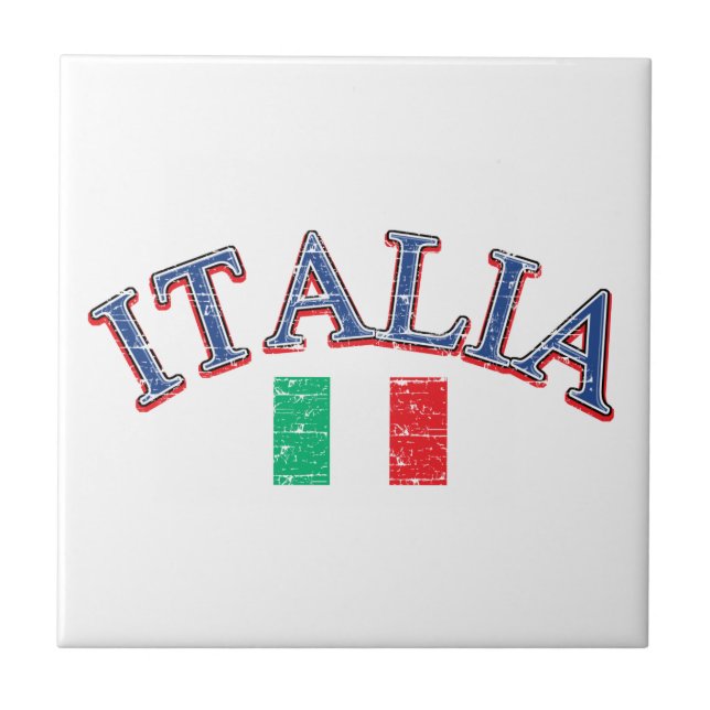 Italienfotbolldesign Kakelplatta (Framsidan)