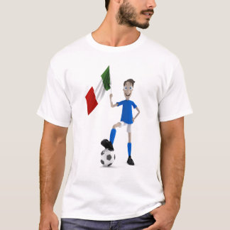 Italienfotbollspelare Tee Shirt