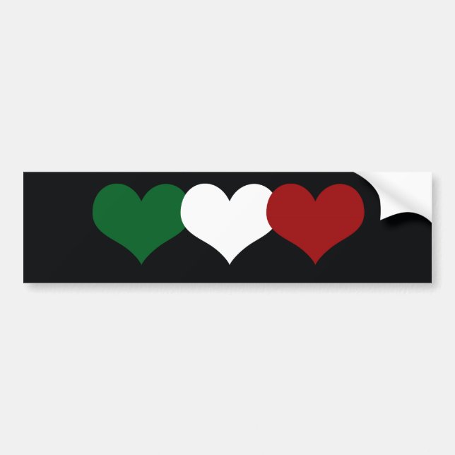 Italienhjärta Bildekal (Framsidan)