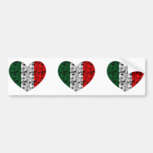 Italienhjärta Bildekal