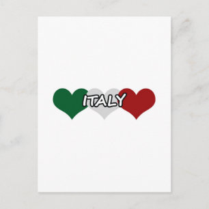 Italienhjärta Vykort