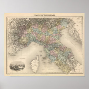 Italienkarta 2 poster