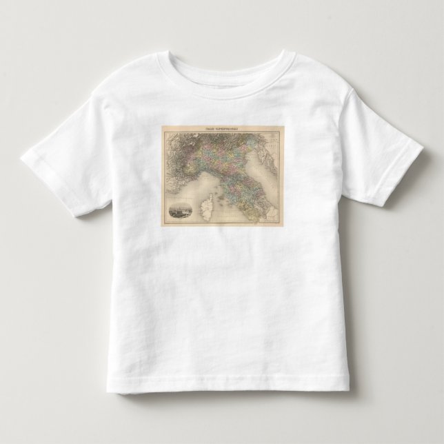 Italienkarta 2 tee shirt (Framsida)