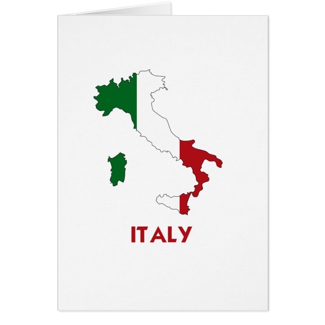 ITALIENKARTA HÄLSNINGSKORT (Framsidan)