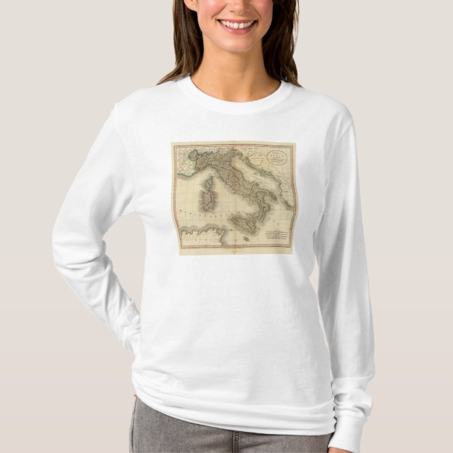 Italienkartbokkarta T-shirt (Framsida)