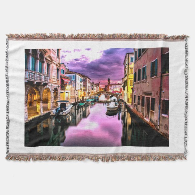 Italienkastblanket. Filt (Framsidan)