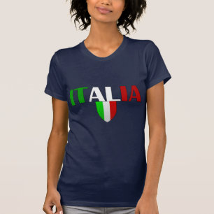 Italienlogotypflagga av italien skyddar för tee