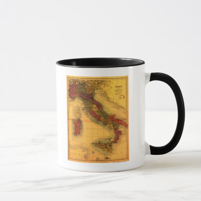 ItalienPanoramisk kartaItalien Mugg (Höger)