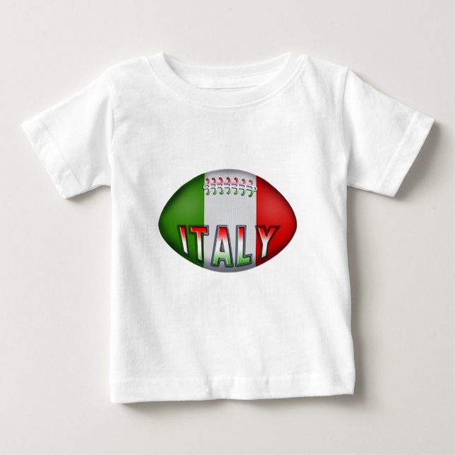 ItalienRugbyboll T-shirt (Framsida)