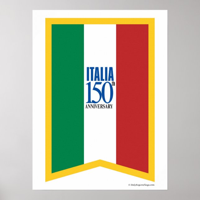 Italiens 150-årsdag Poster (Framsidan)