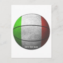 Italiens basket vykort
