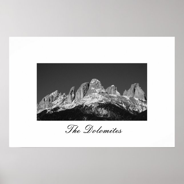 Italiens Dolomiter Poster (Framsidan)