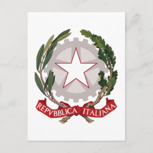 italiens emblem vykort