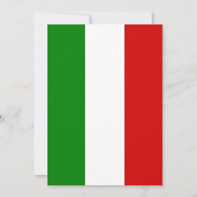 Italiens Flagga (Framsida)