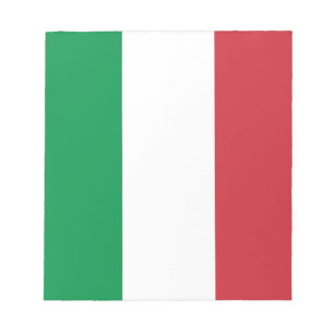 Italiens flagga anteckningsblock
