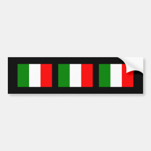 Italiens flagga bildekal