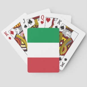 Italiens flagga casinokort
