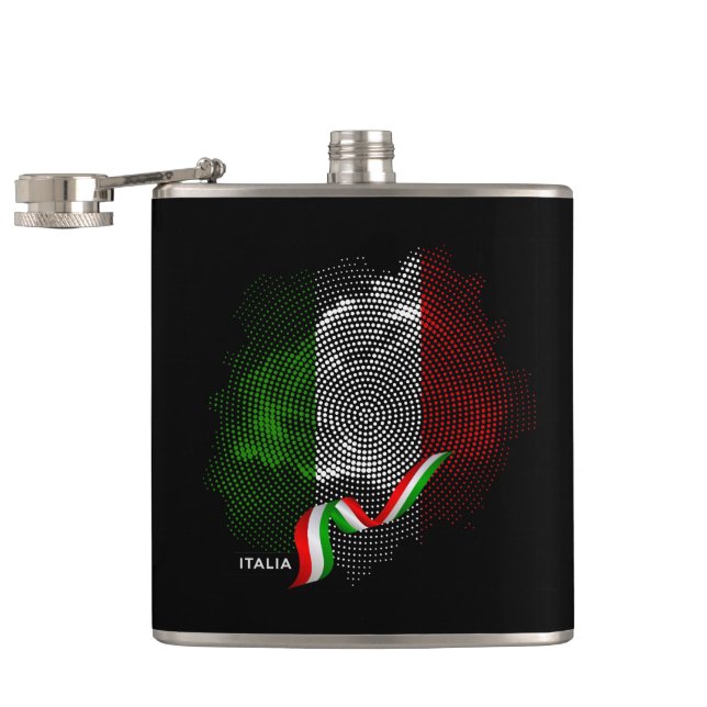 Italiens flagga fickplunta (Öppnad)