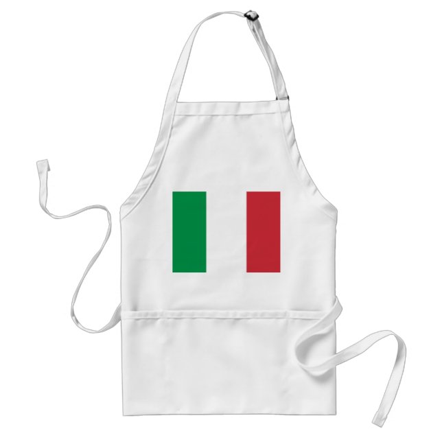 Italiens flagga förkläde (Framsidan)