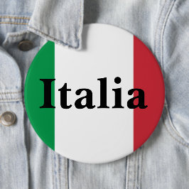 Italiens flagga italiensk stolthet Europa land Knapp