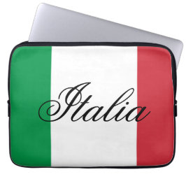 Italiens flagga italiensk stolthet Europa land Laptop Fodral