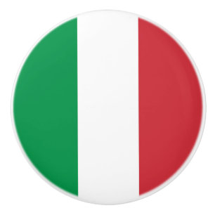 Italiens flagga knopp
