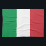 Italiens flagga kökshandduk<br><div class="desc">Italiens nationalflagga.</div>