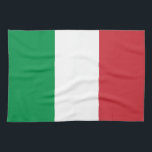 Italiens flagga kökshandduk<br><div class="desc">Italiens nationalflagga.</div>