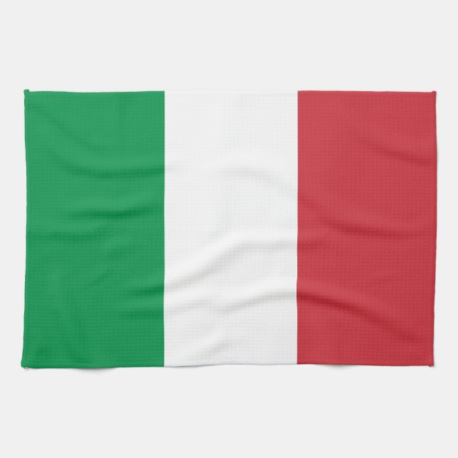 Italiens flagga kökshandduk (Horisontell)
