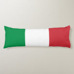 Italiens flagga kroppskudde<br><div class="desc">Italiens nationalflagga.</div>