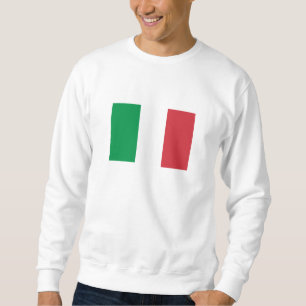 Italiens flagga lång ärmad tröja