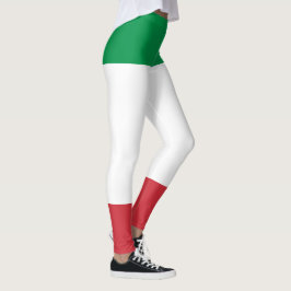 Italiens flagga leggings
