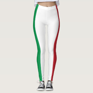 Italiens flagga leggings