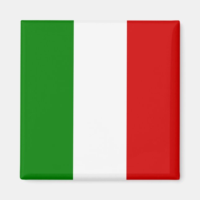 Italiens Flagga Magnet (Framsidan)